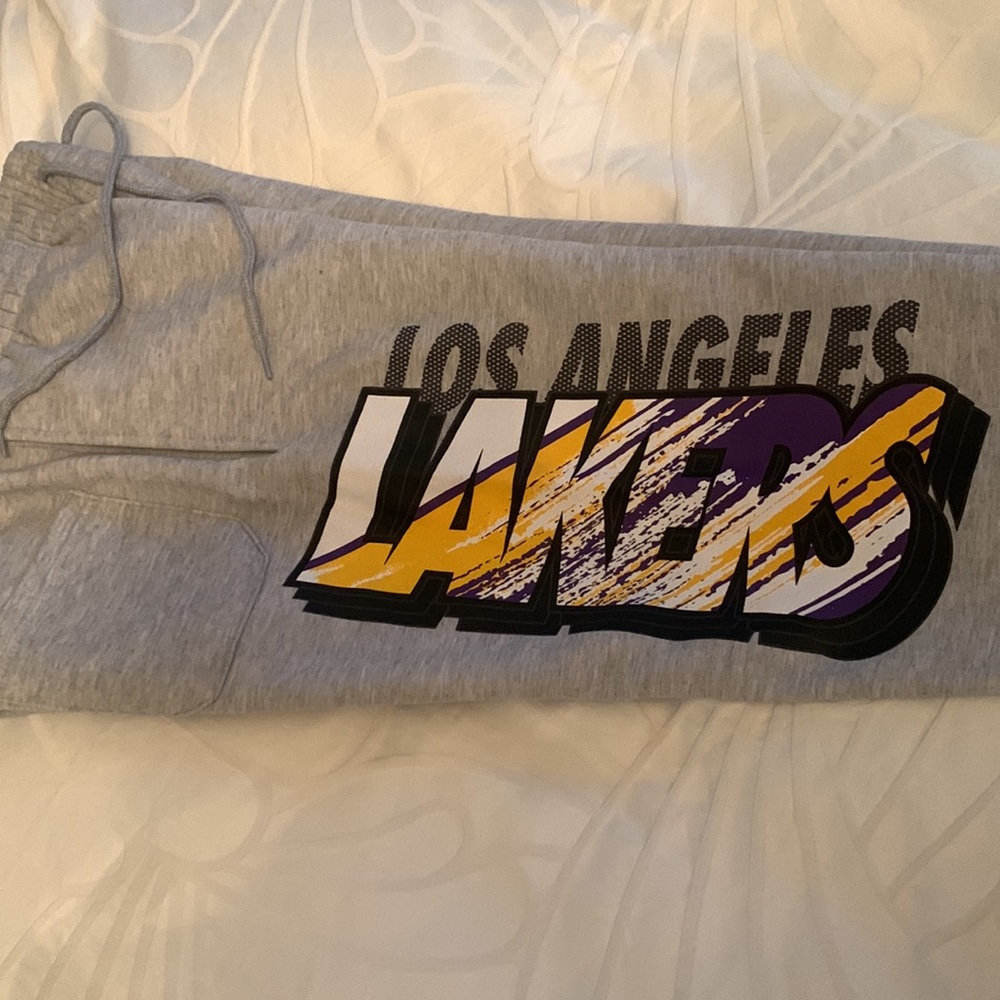 NBA Los Angeles Lakers Gray Sweatpants
